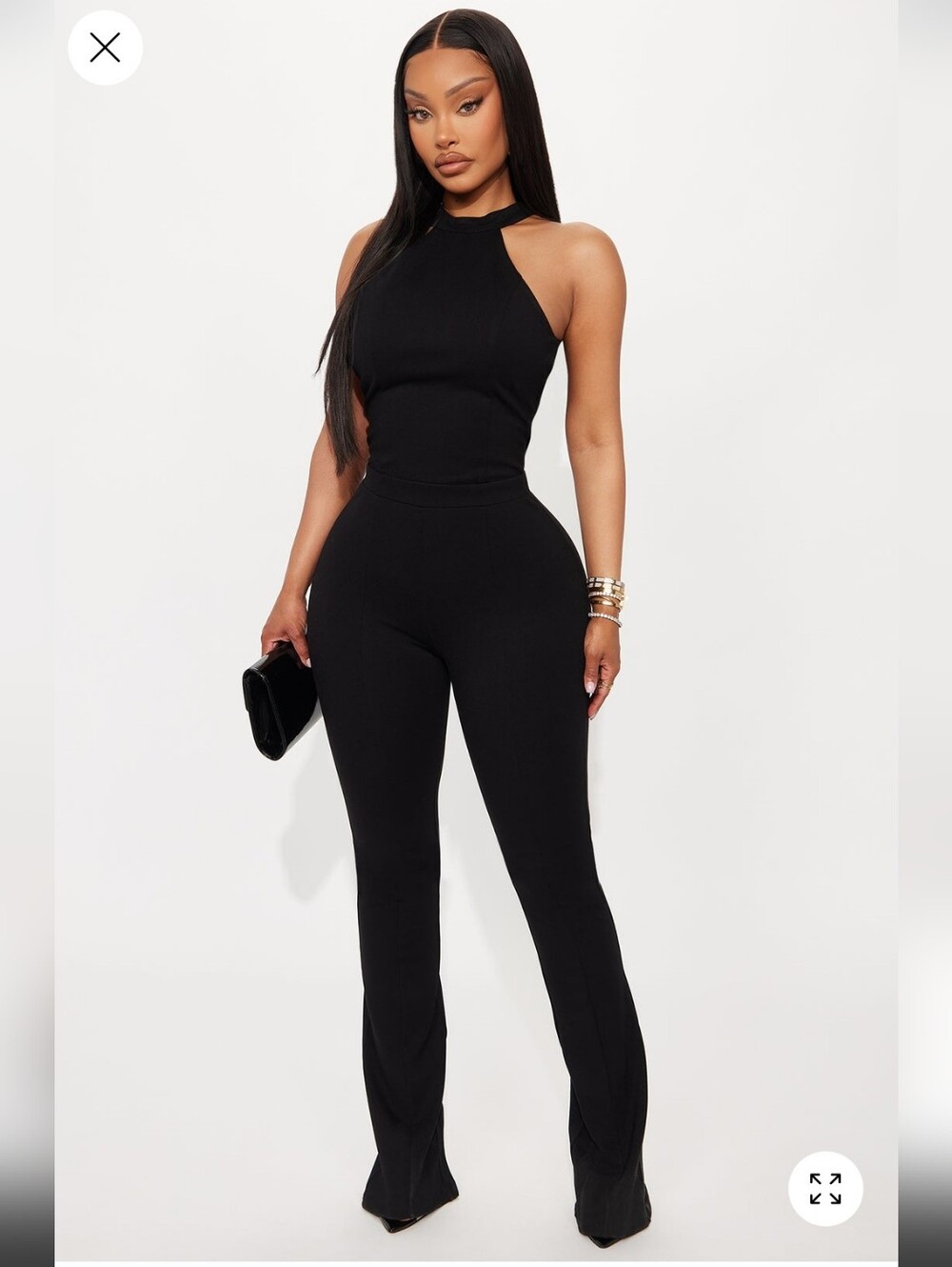 Black Halter Jumpsuit
